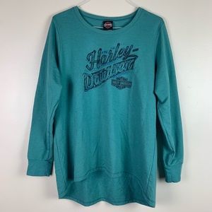 Harley Davidson - Long Sleeve Logo Tee Shirt